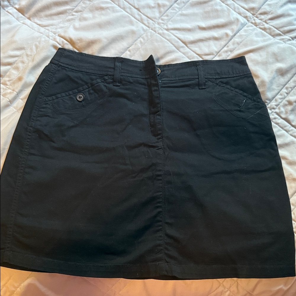 Croft & Barrow Black Skort